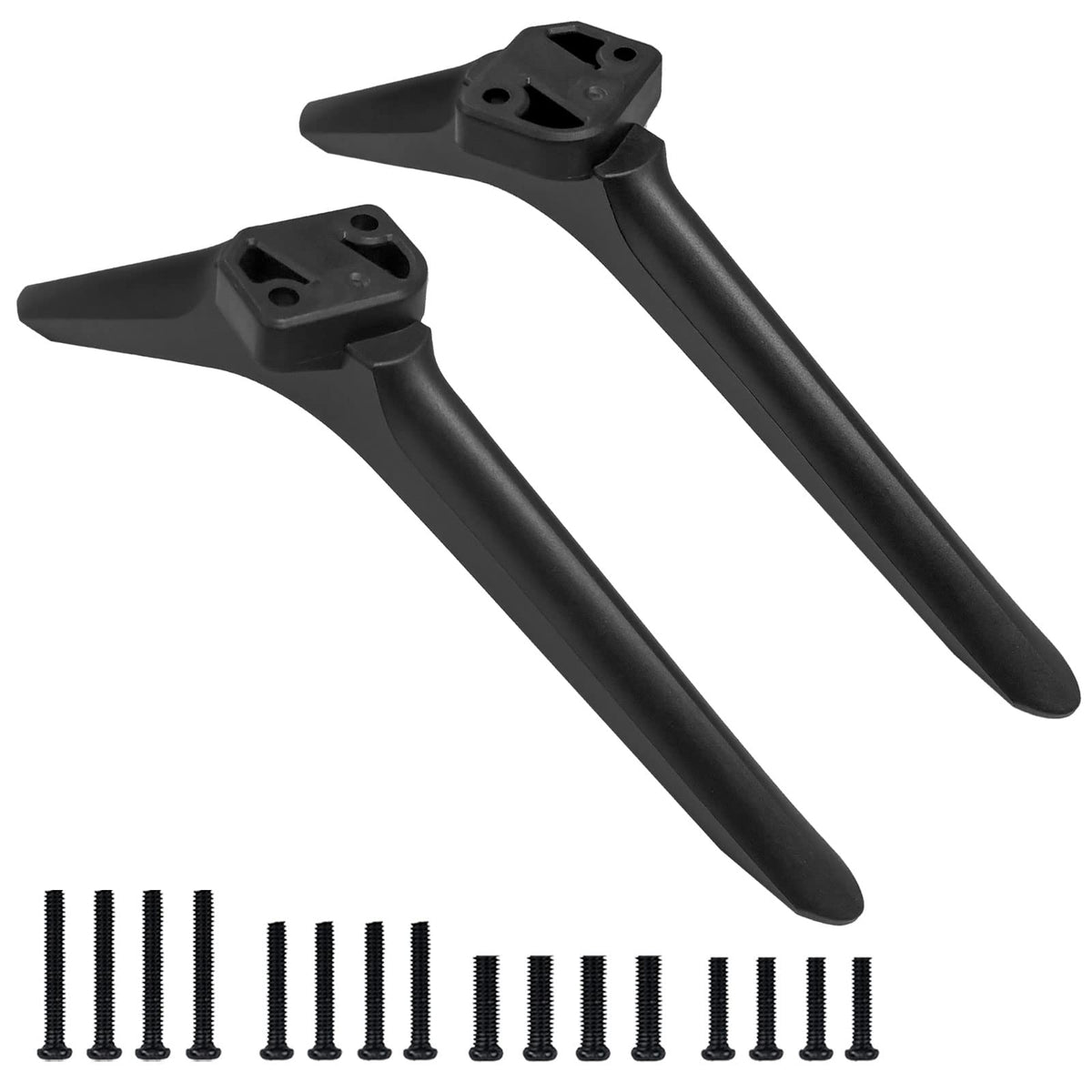 Dinghosen Hisense TV stand legs assembly enables quick setup.