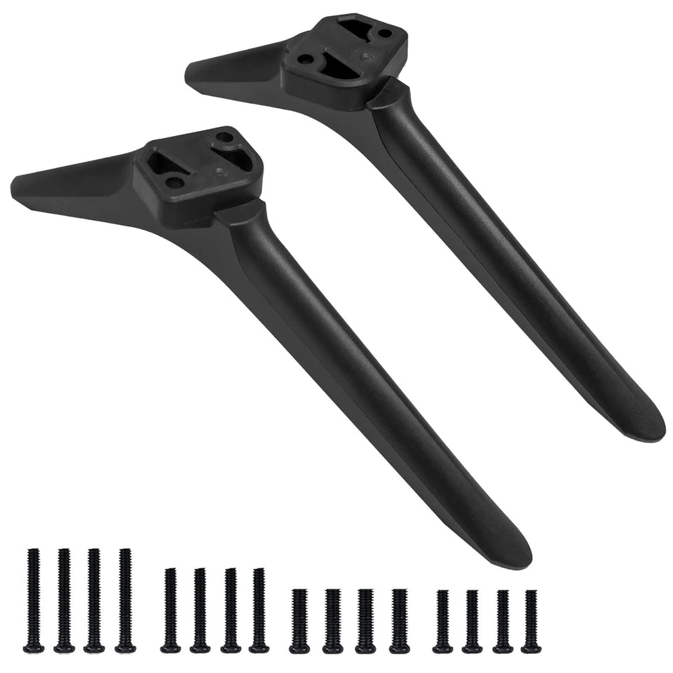 Dinghosen Hisense TV stand legs assembly enables quick setup.