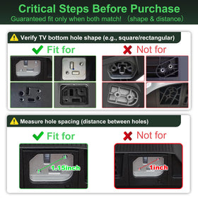 Dinghosen Hisense TV stand legs screws included ensure fast replacement.