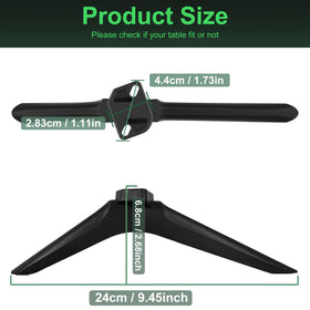 Dinghosen Hisense TV stand legs stable and reliable.