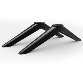 Dinghosen Philips stand mounted under TV for neat setup.