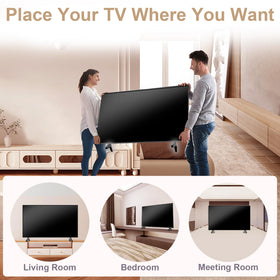 Dinghosen quick-install TV feet save time and effort