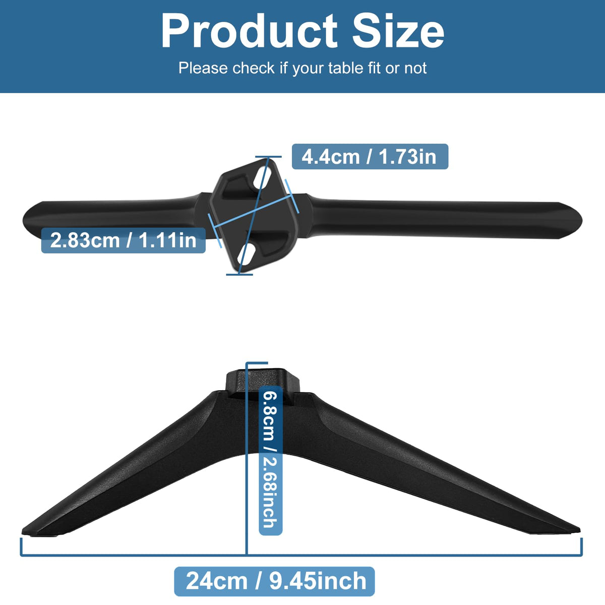 Dinghosen stable support keeps Hisense TV steady during use.