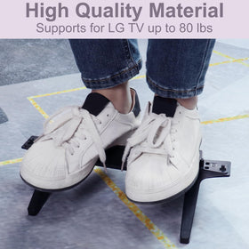 Dinghosen thicker stand legs enhance stability for LG TVs.
