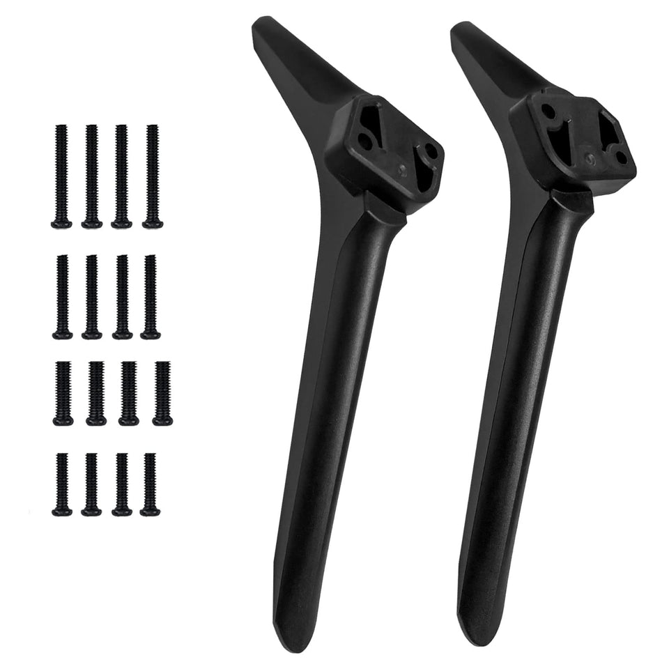 Dinghosen TV stand legs for Hisense fit securely with compatible bottom ports.