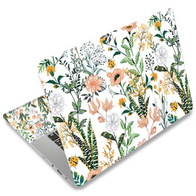 DINKY floral laptop skin cover protects surfaces with vibrant, fade-resistant design