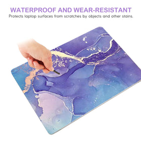 DINKY purple marble skin dimension guide shows size compatibility.
