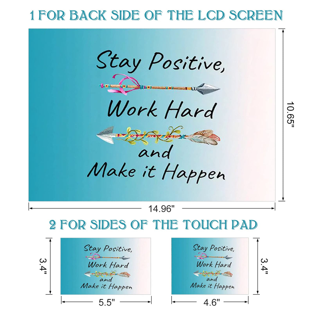 DINKY touchpad left skin provides durable, removable protection.