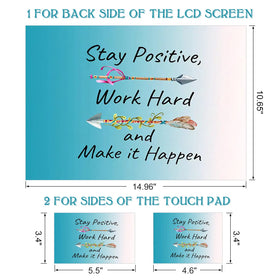 DINKY touchpad left skin provides durable, removable protection.