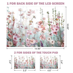 DINKY laptop skin touchpad left protects surface and keeps smooth control