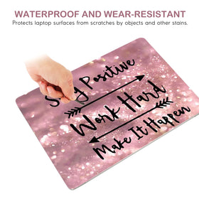 DINKY waterproof and dustproof pink-letters skin guards against wear.
