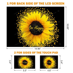 DINKY Sunflower skin close-up displaying high resolution print and crisp graphics.