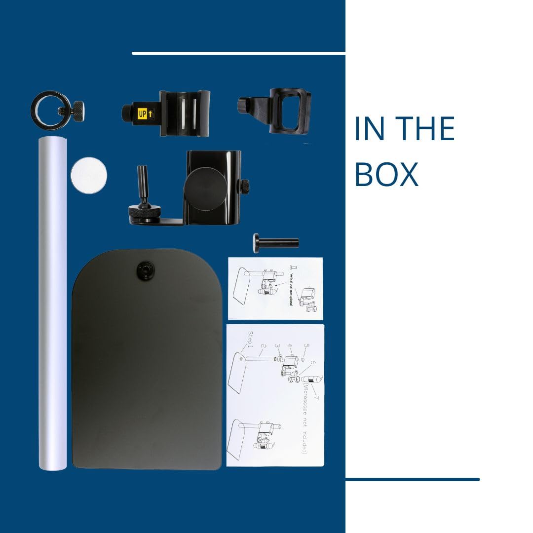 Dino-Lite MS35B vertical stand suited for hands-free observation and documentation.