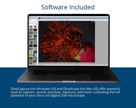 Dino-Lite AM4113T MicroTouch capture saves images instantly