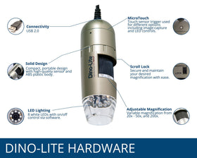 Dino-Lite AM4113T 30fps video capture supports smooth real-time monitoring