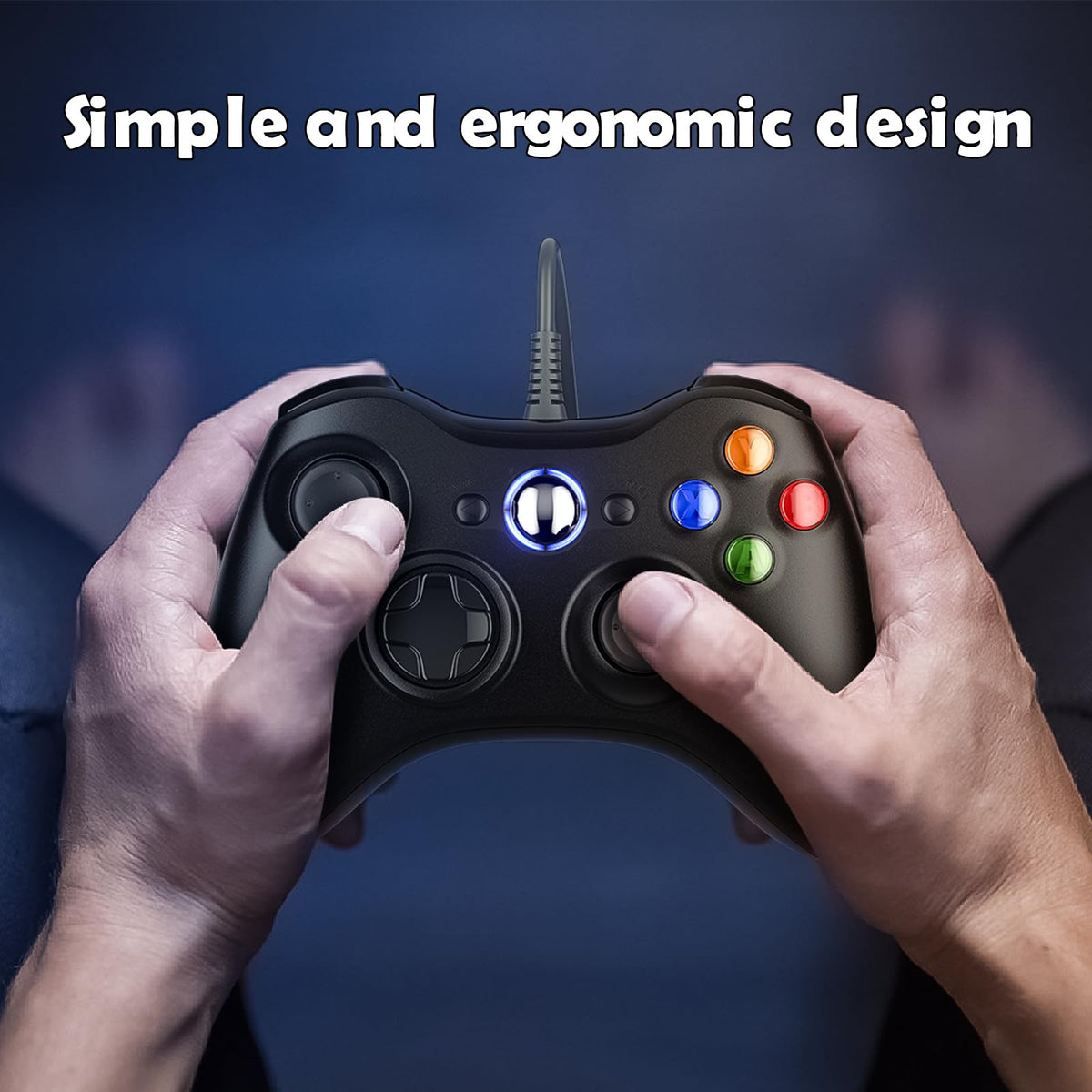 Two-pack packaging of Dinosoo wired controllers for multiplayer sessions
