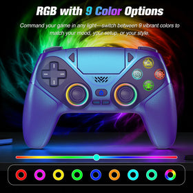 Dinosoo controller side profile highlighting triggers and textured handles for control