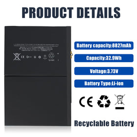 Dinow A1484 battery back view, clean terminals and labeling for safe handling