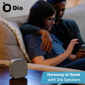 Dio Node controlled from iPhone control panel for quick adjustments