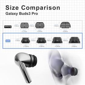 Ultra-soft silicone eartips comfortable for long listening