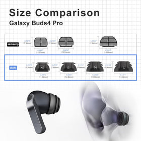 Diofit all-day comfort silicone eartips for Galaxy Buds4 Pro