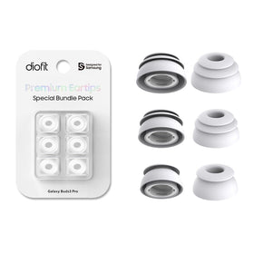 Diofit eartips during workout remain secure and in place