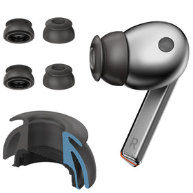 Diofit Galaxy Buds3 Pro eartips multi-flange secure fit improve stability during workouts.