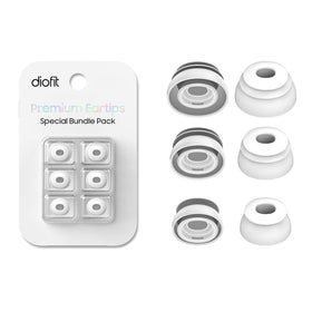 diofit in-ear lifestyle runner showing stable fit during exercise