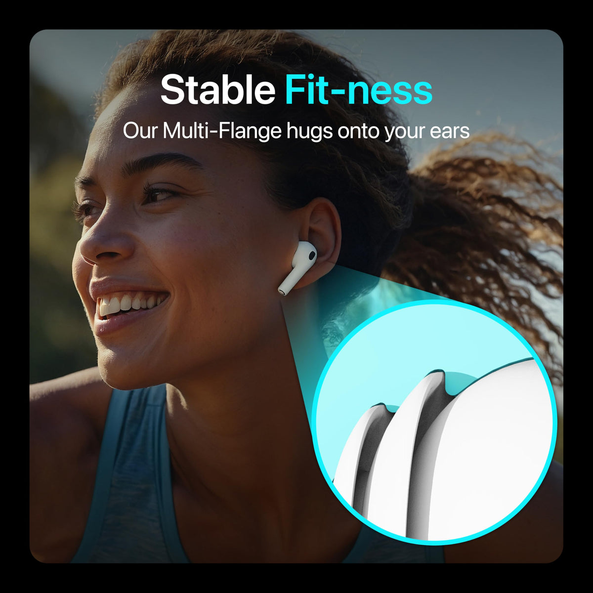 diofit worn while running outdoors showing slip-resistant benefit