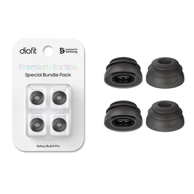 Diofit multi-flange tip structure creates a secure internal grip for active use.