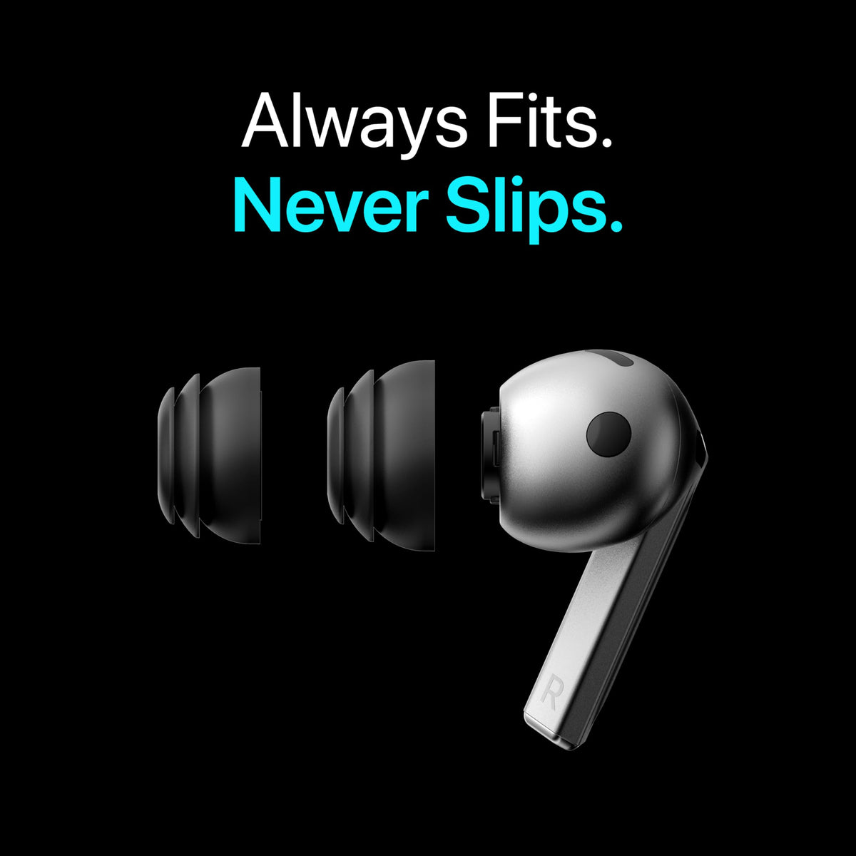 Diofit precise-fit design for Galaxy Buds3 Pro preserves charging case and ANC performance.