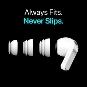 Close-up of noise-seal feature on Diofit eartips for clearer calls