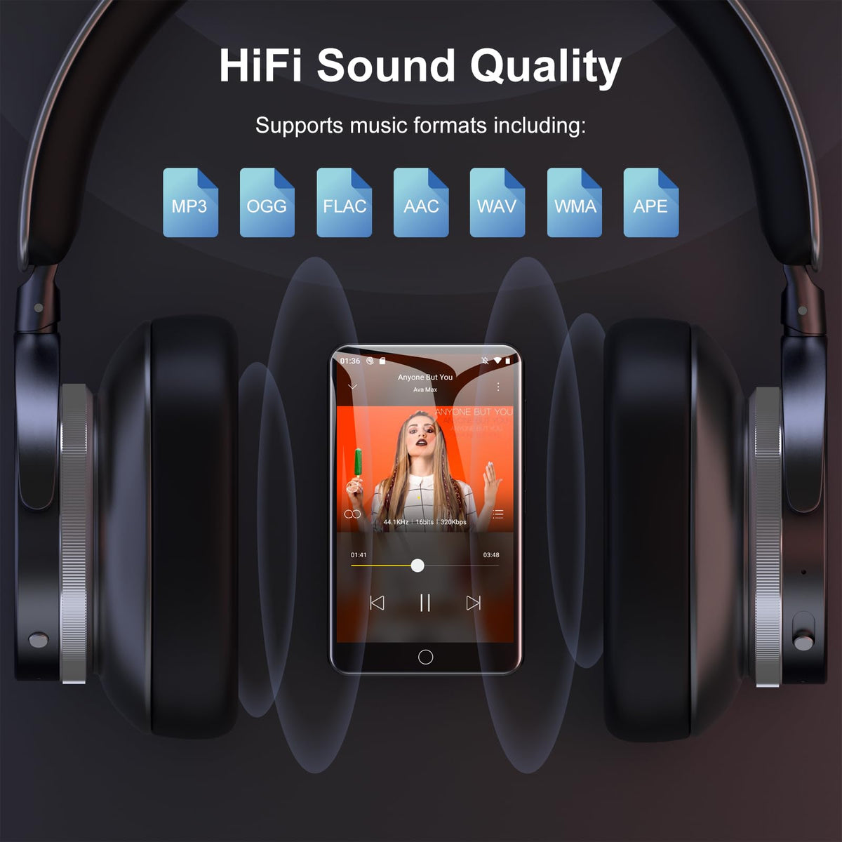Diofox 2000mAh battery delivering long listening sessions on the go