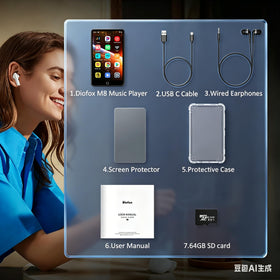 Diofox long Bluetooth/WiFi connectivity for flexible listening experiences.