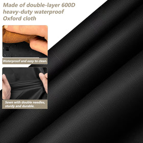 Dipurman adjustable bottom drawstring and buckles securing cover in windy conditions