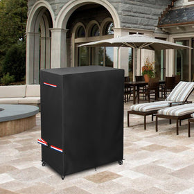 Dipurman cover protecting a patio TV demonstrating outdoor use and peace of mind