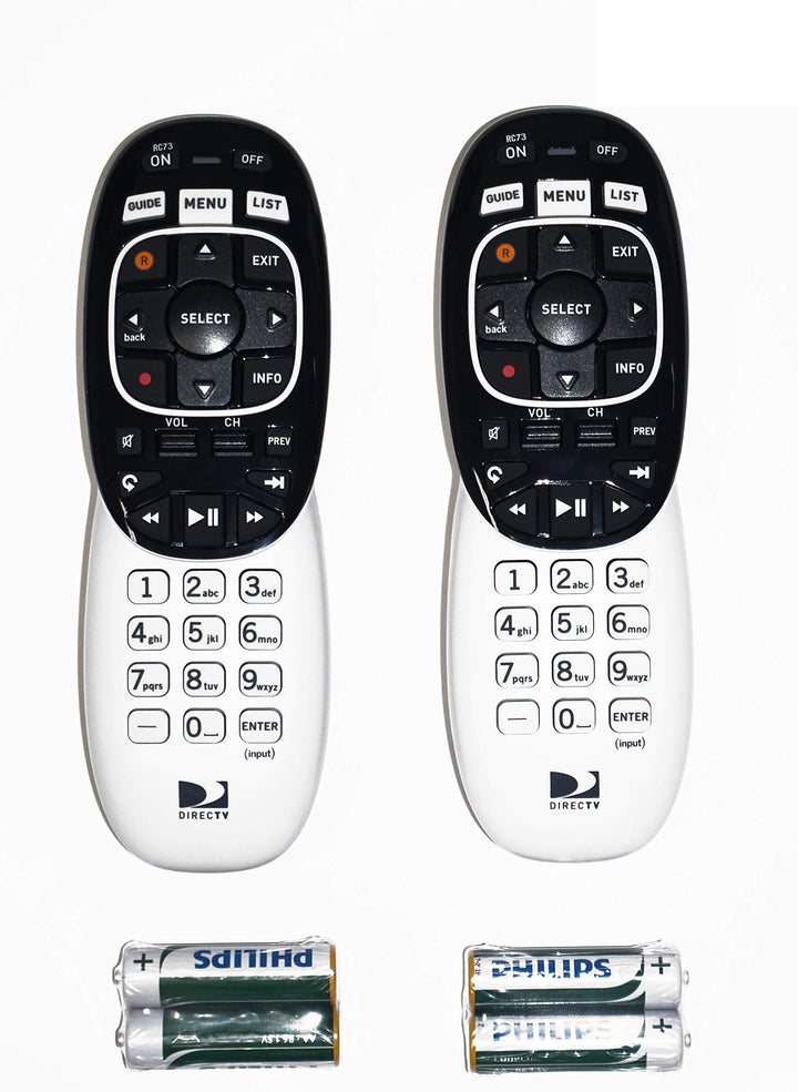 DIRECTV RC73 front view showing compact ergonomic design and faster control