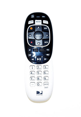 DIRECTV RC73 held in hand showing scale and ergonomic comfort for quick access