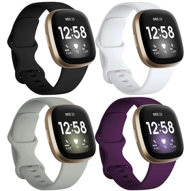 Dirrelo small black Versa band, secure all-day comfort for Versa wearers.