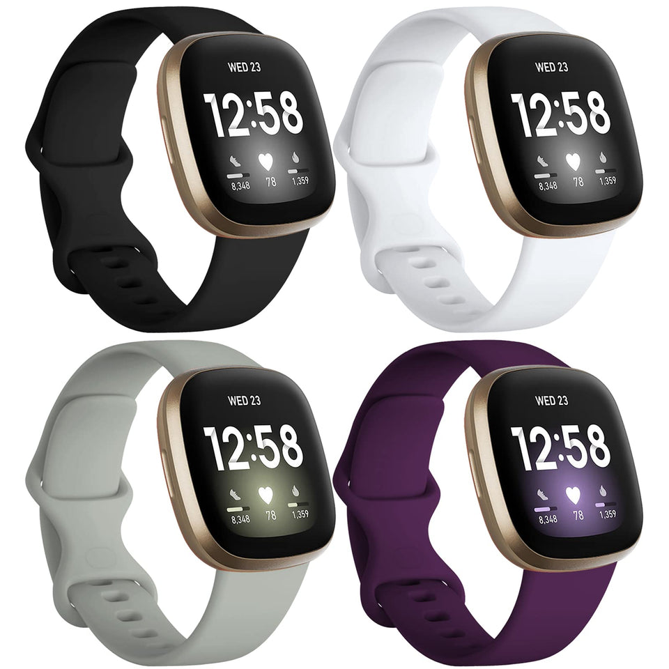 Dirrelo small black Versa band, secure all-day comfort for Versa wearers.