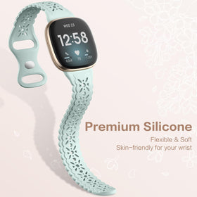 Dirrelo floral lace hollow-out band on Sense showcases feminine flair and easy wear.
