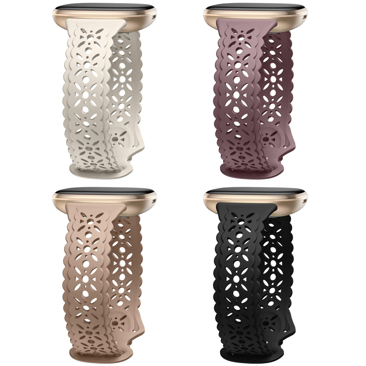 Dirrelo lace silicone band for Versa 3 offers elegant style and comfortable wear