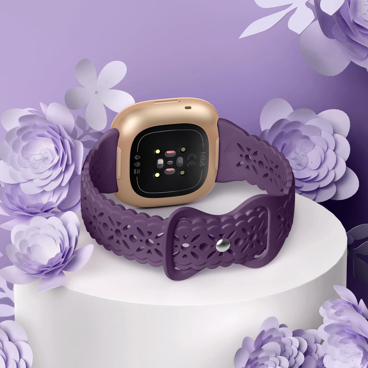 Dirrelo soft silicone band close-up highlighting skin-friendly comfort