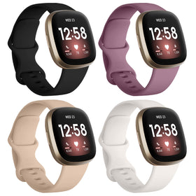 Dirrelo Versa 3 band black close up for comfortable daily wear