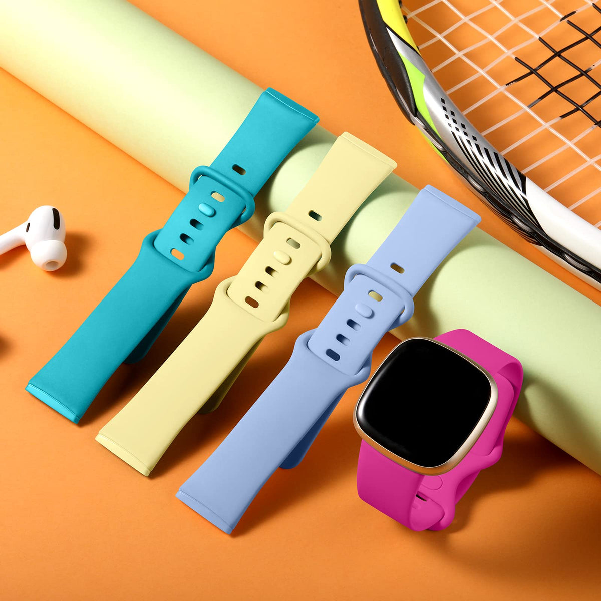 Dirrelo women's fashion band adds subtle flair to Versa watches.