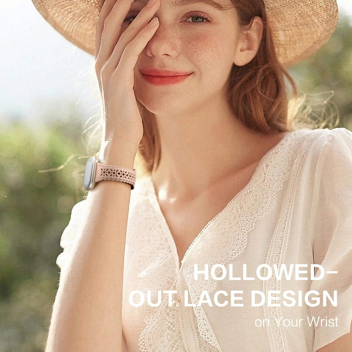 Dirrelo lace watch band adds feminine style and comfort for daily wear.