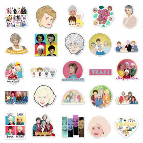Dirtybinge Blanche sticker adds retro flair to devices and cases.
