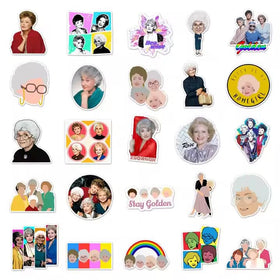 Dirtybinge Sophia sticker delivers 80s vibe on gear and surfaces.