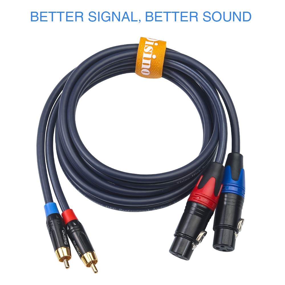 Disino braided shielding minimizes interference for clearer sound.