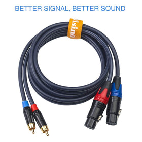 Disino braided shielding minimizes interference for clearer sound.